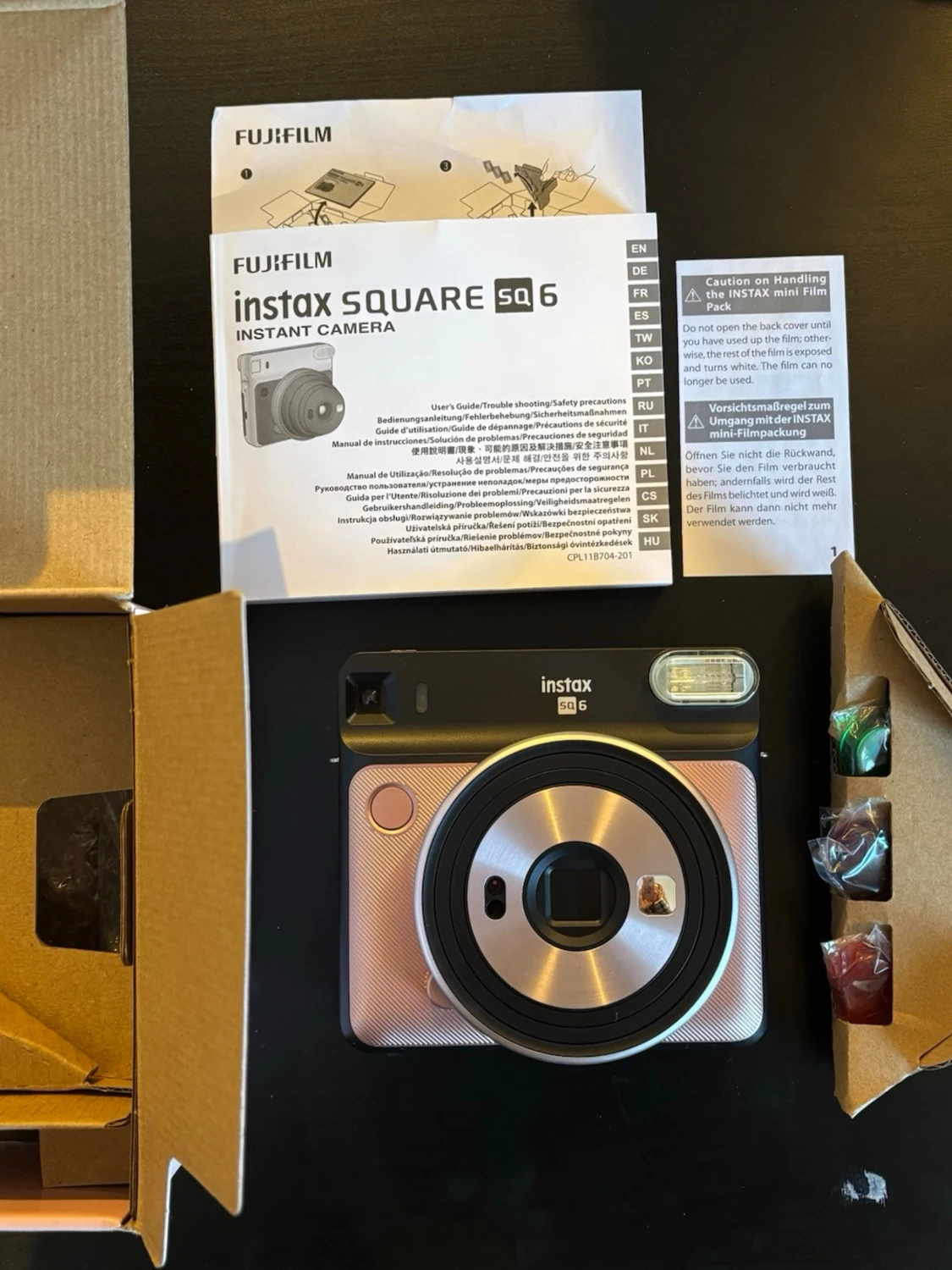 Instax SQ6 polaroidkamera roséguld - 3