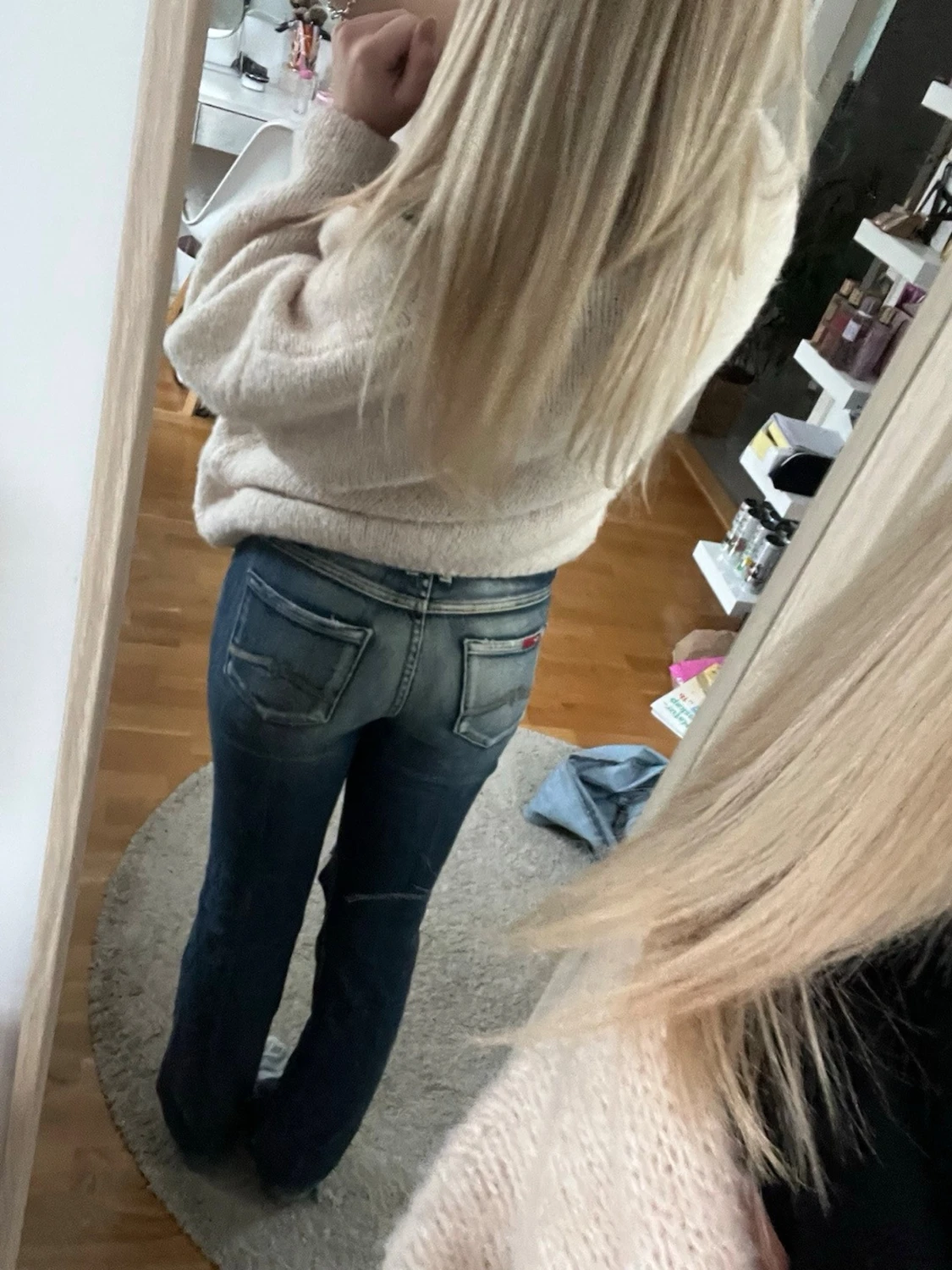 Jeans lågmidjade 