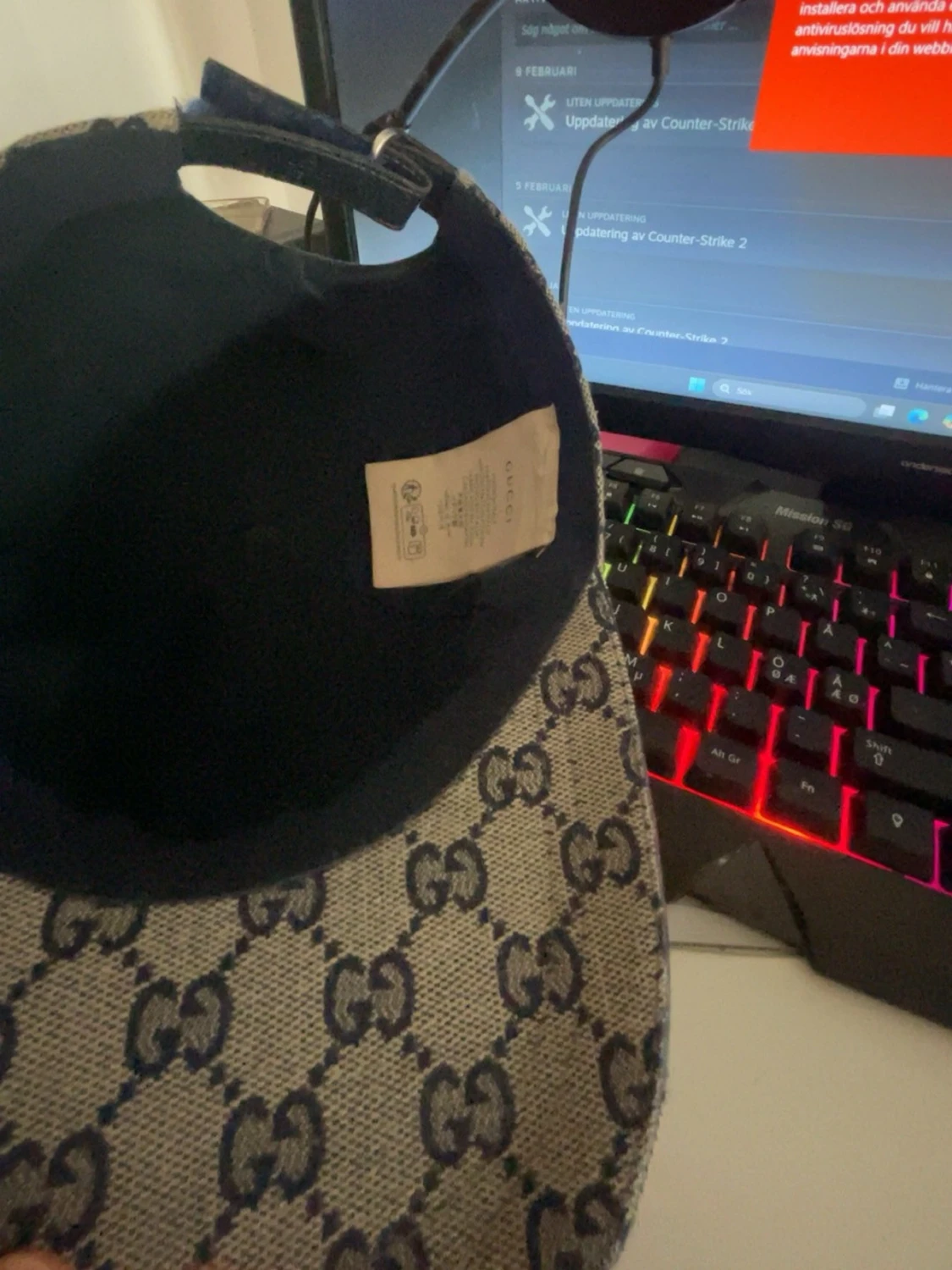 Gucci keps med GG-mönster - 4