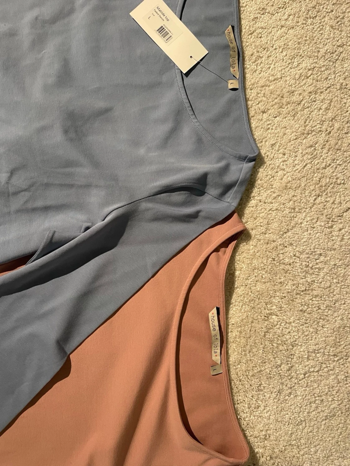 Blå och rosa toppar från House of Lola - 2