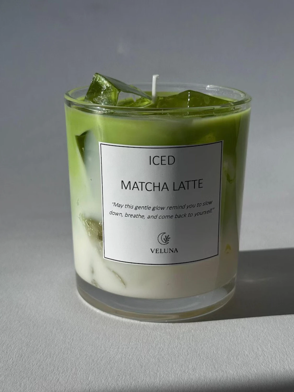 Iced Matcha Latte doftljus från Veluna