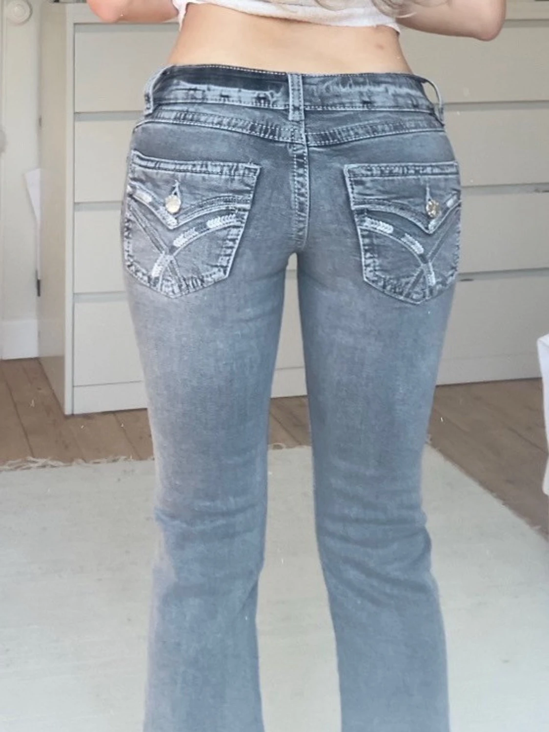Lågmidjade jeans
