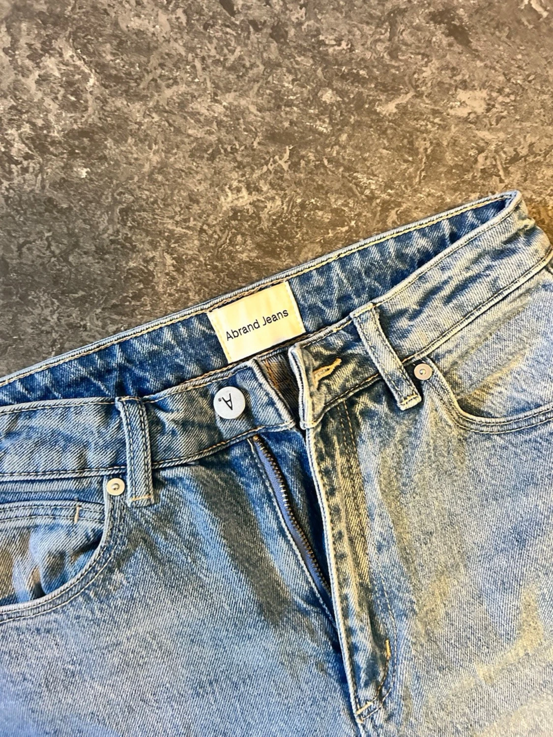 Blå raka jeans från Abrand Jeans - 1