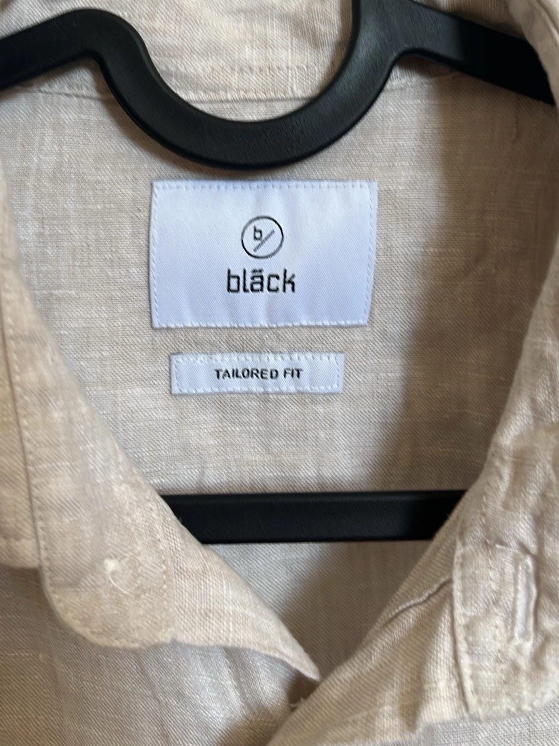 Beige linneskjorta från Bläck - 1