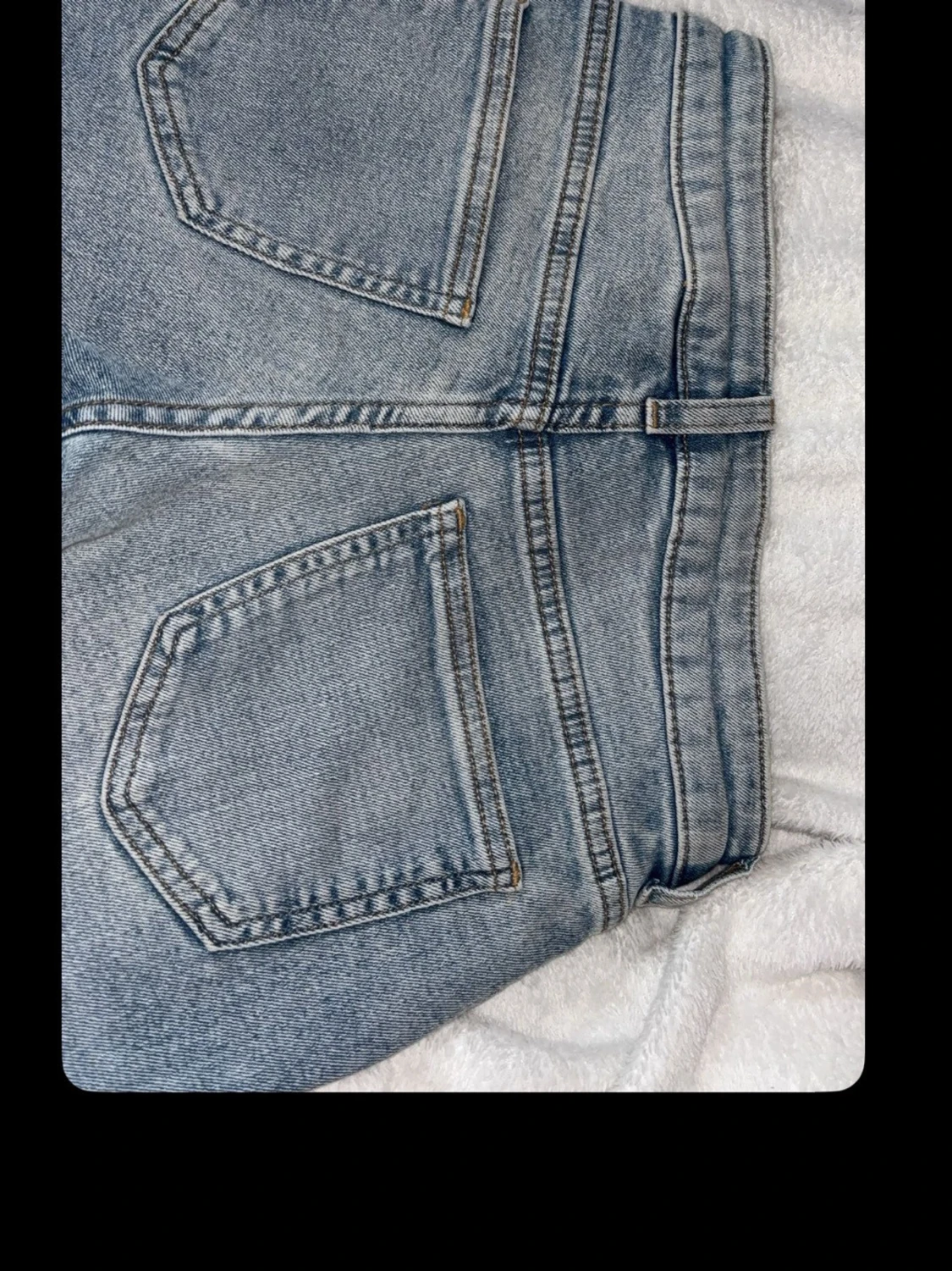 Ljusblå bootcut jeans - 2