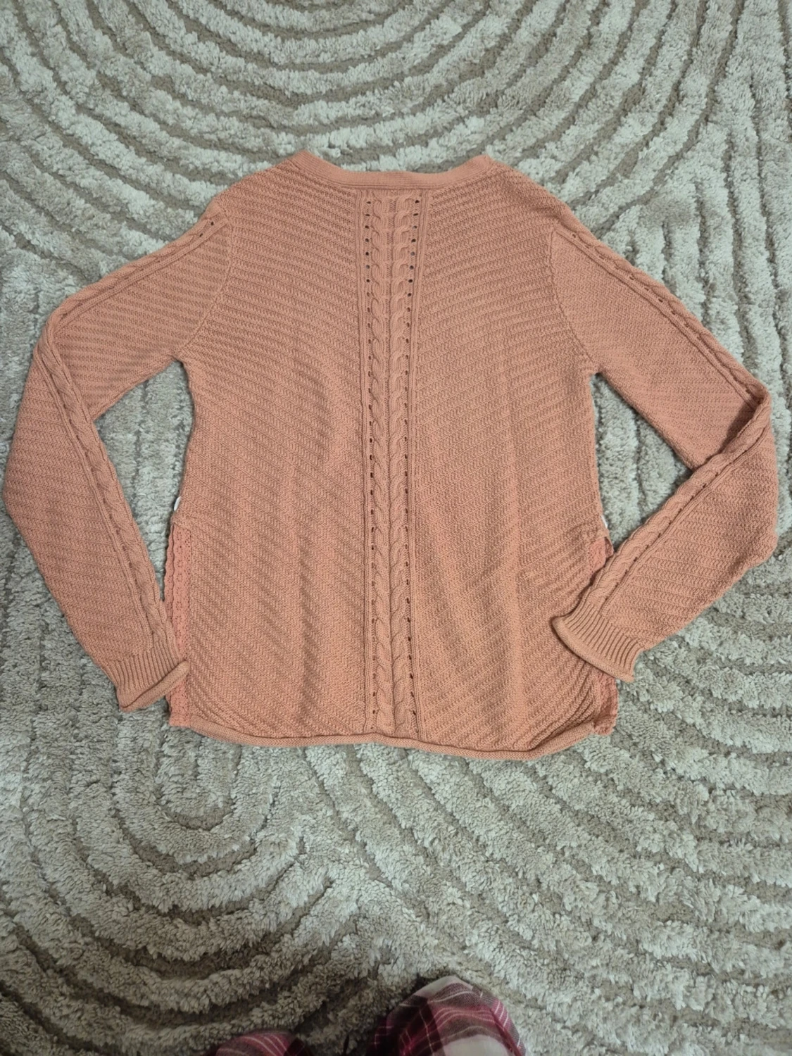 Rosa stickad tröja från Vila - 5