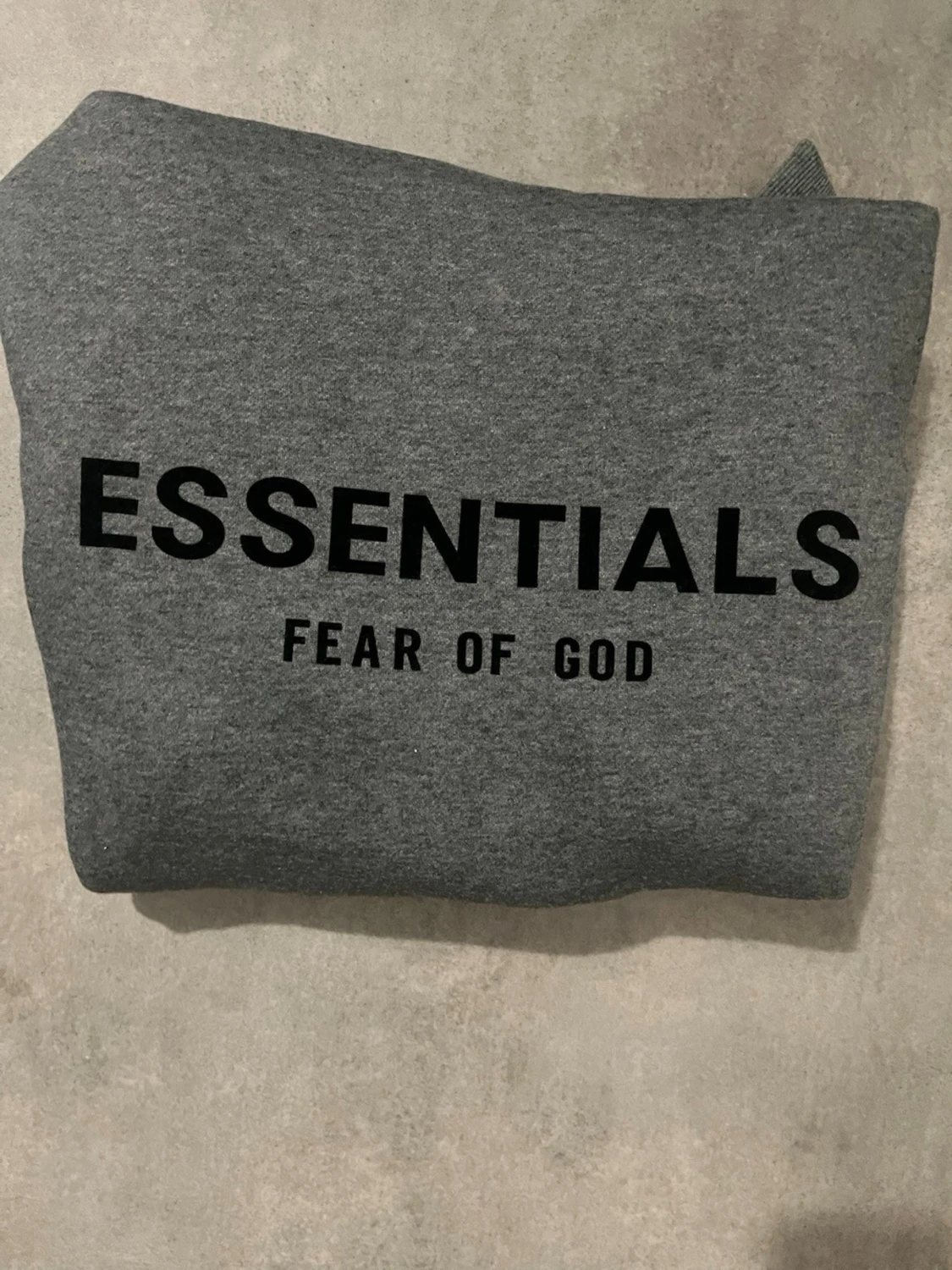 Grå Essentials Fear of God hoodie - 3