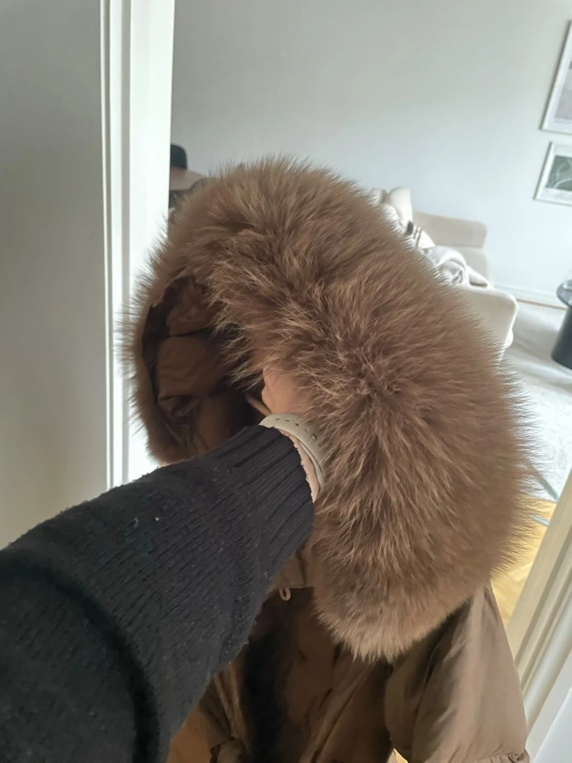 Brun vinterjacka   - 2