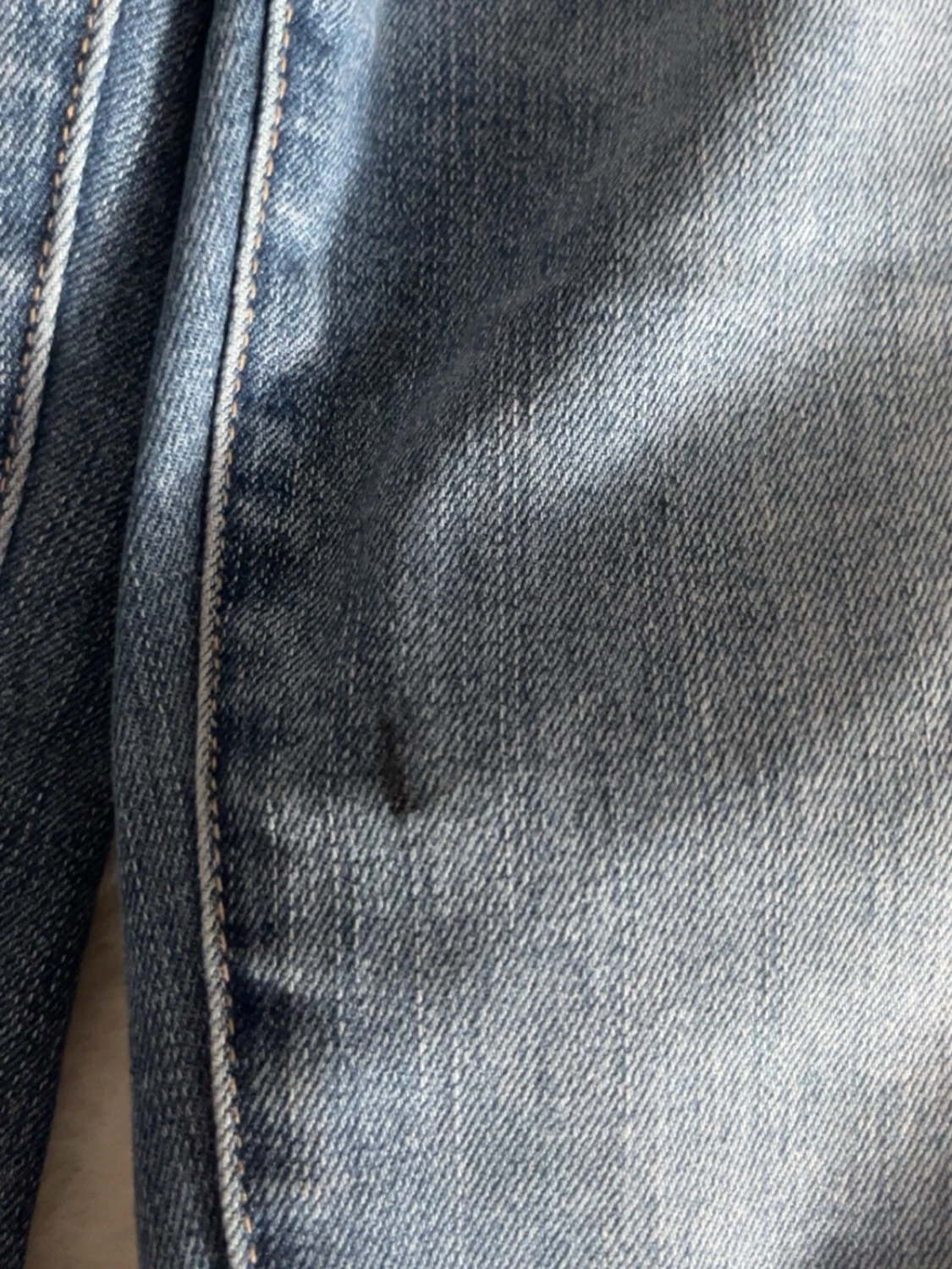 Ljusblå bootcut jeans från Abrand - 4