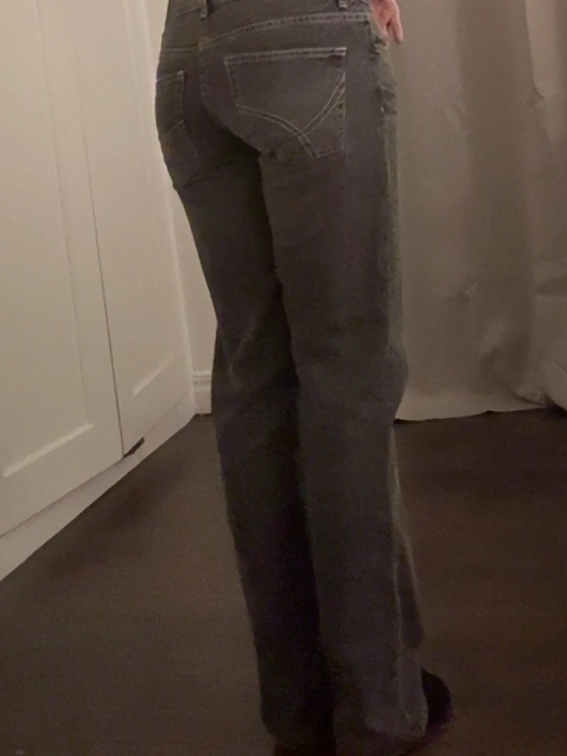 Grå baggy jeans - 1