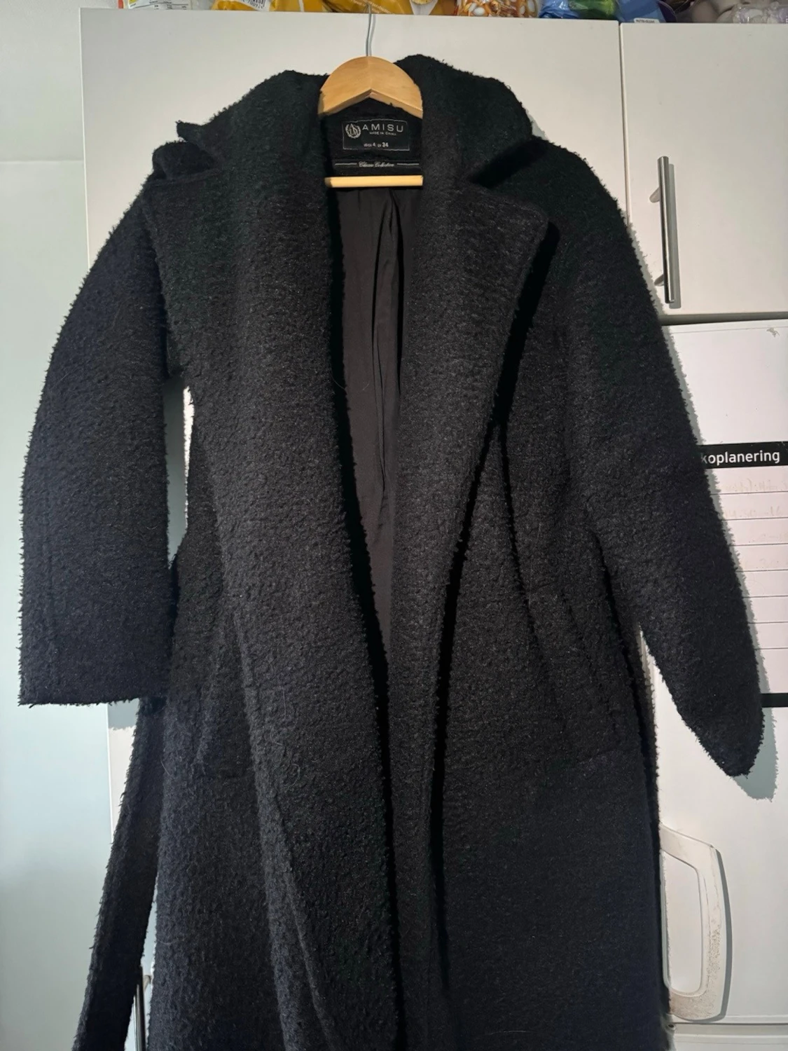 Svart teddy-kappa  - 1