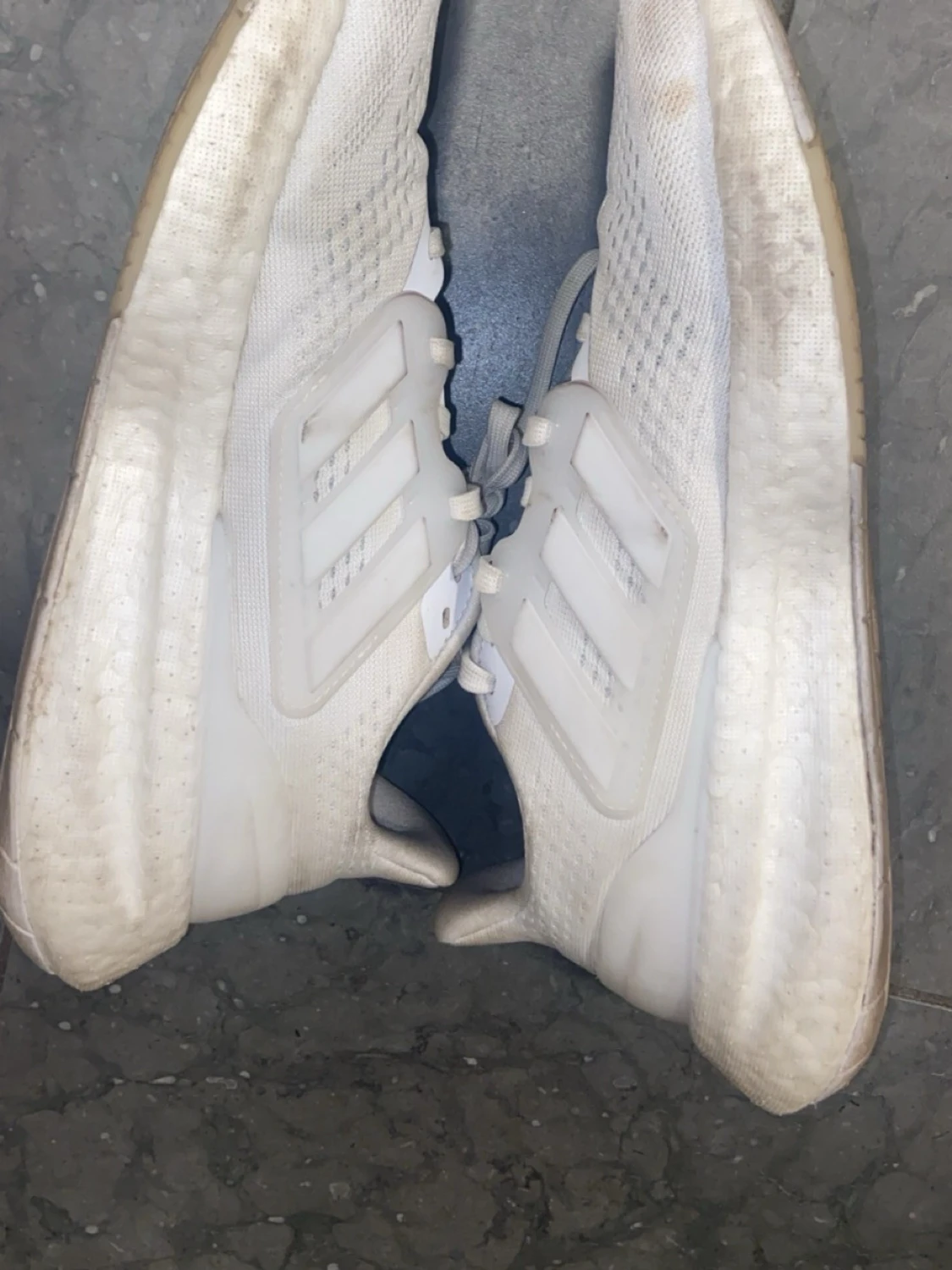 Vita Adidas sneakers med mesh - 2