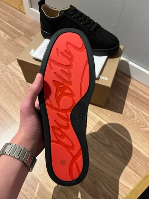 Christian Louboutin  - Ett par riktigt snygga par Christian Louboutin skor i storlek 44, ally med på bilden ingår i priset vilket inkluderar det klassiska röda Christian Louboutins röda kort och en riktigt snygg dustbag och såklart skoldådan. Om du har några frågor så DMa bara mig😄