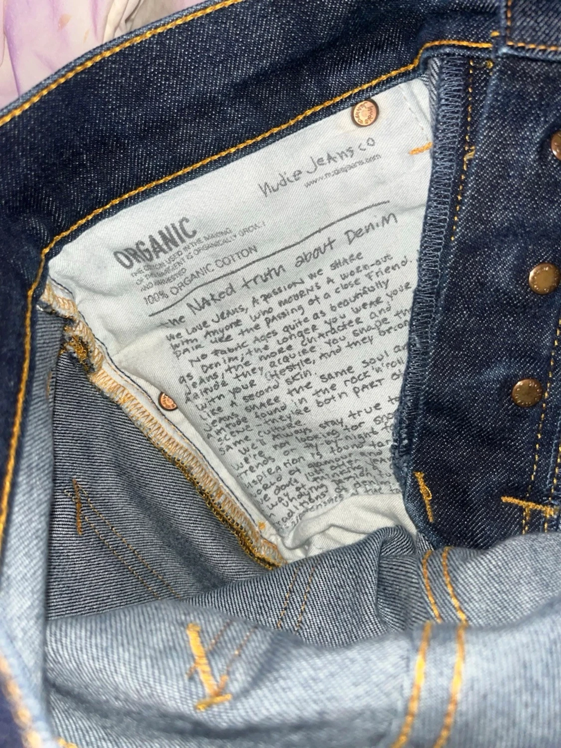 Mörkblå jeans från Nudie Jeans - 4