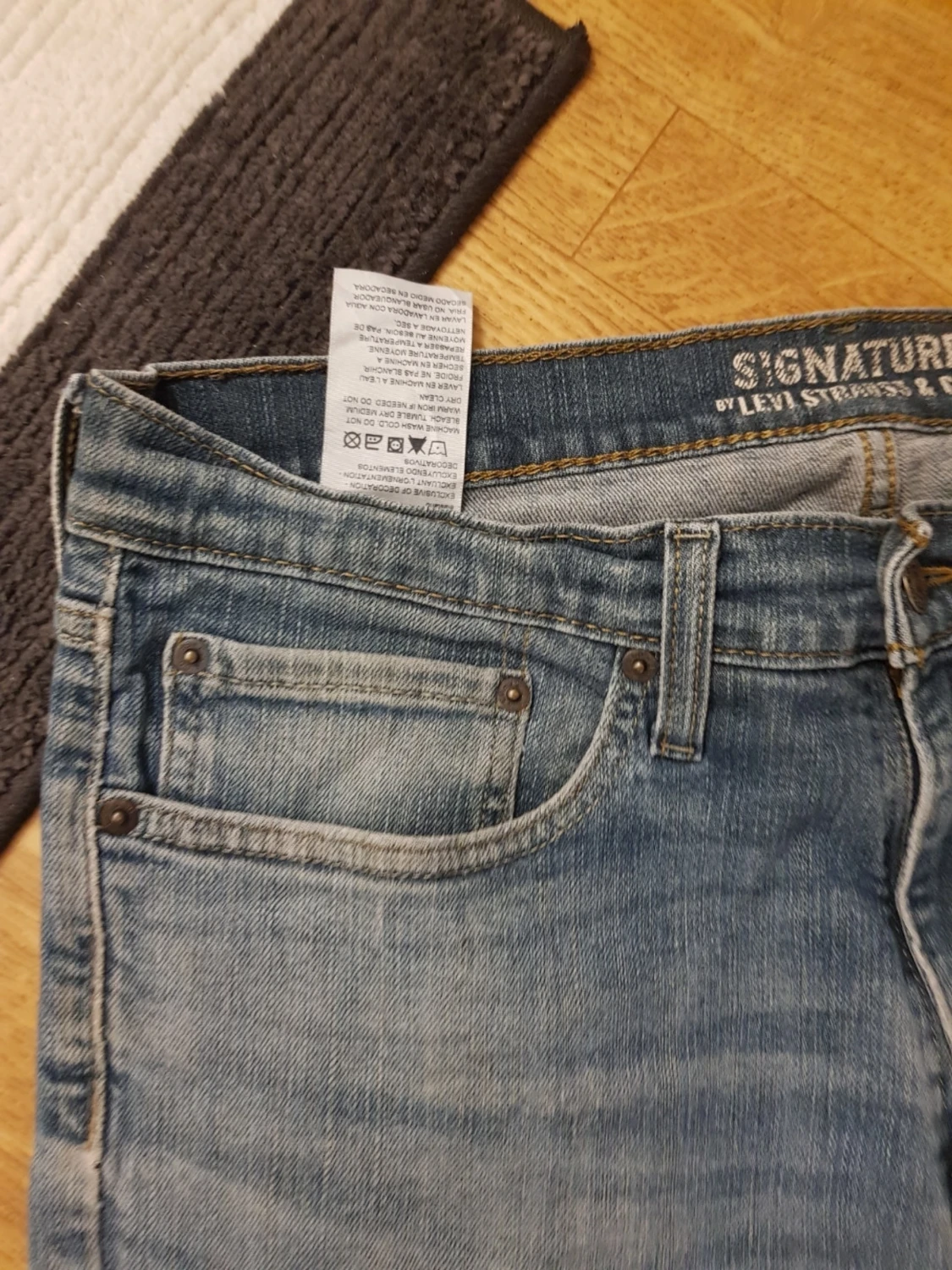  Levi's Signature blåa jeans  - 5