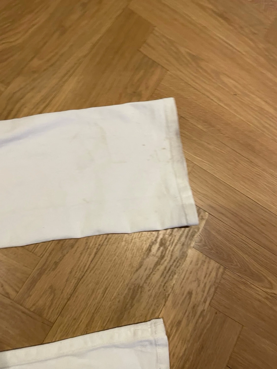 Vita bootcut jeans med låg midja - 5