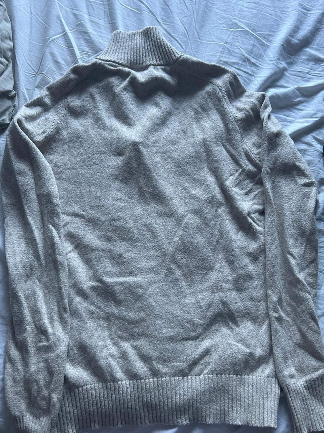 Beige stickad halvzip från Kappahl - 2