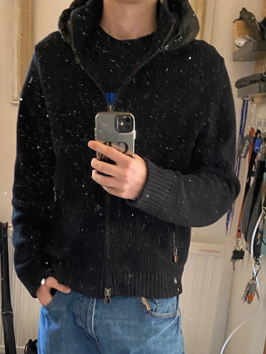 moncler tricot cardigan - 1