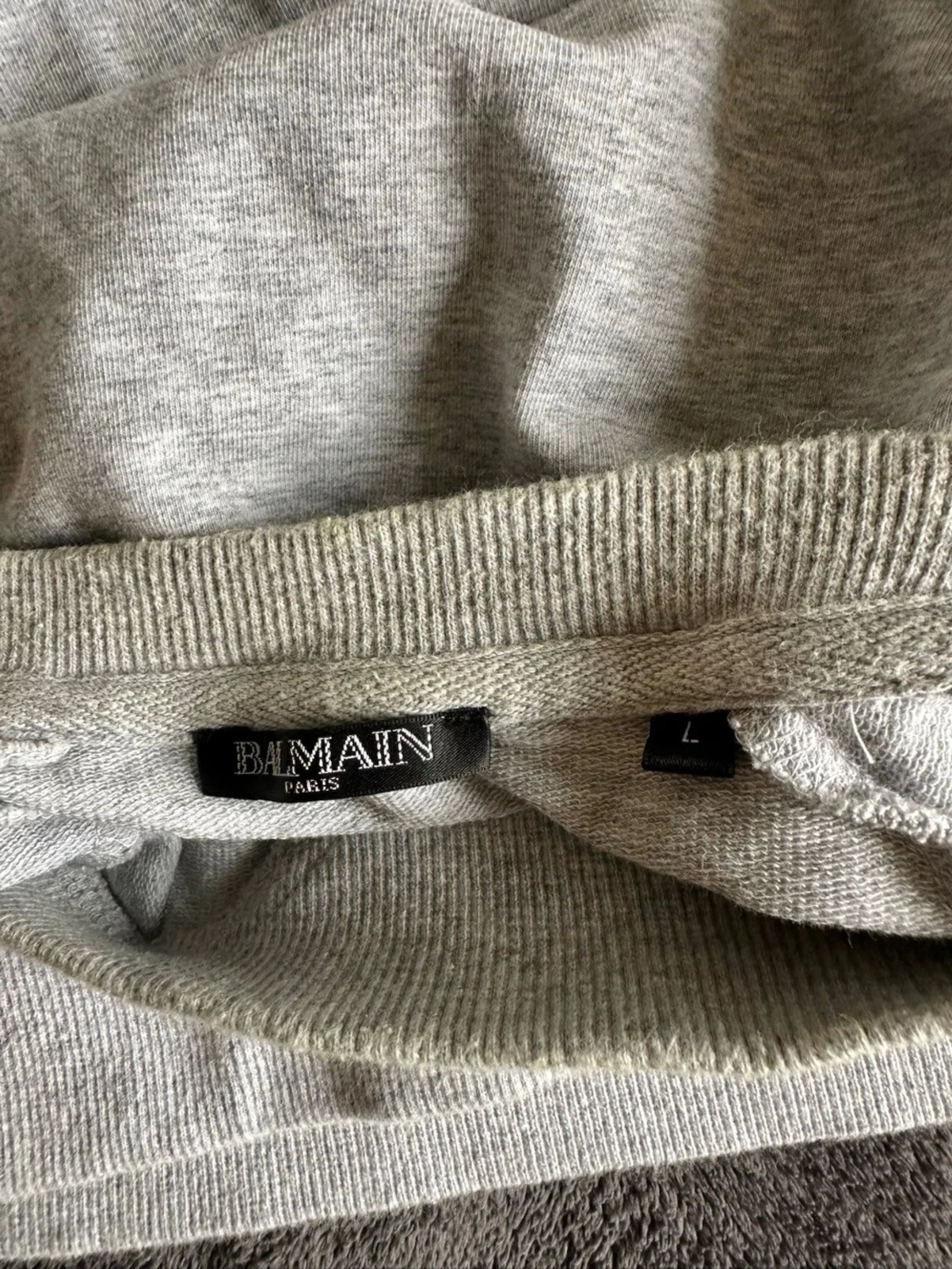 Grå sweatshirt från Balmain Paris - 2