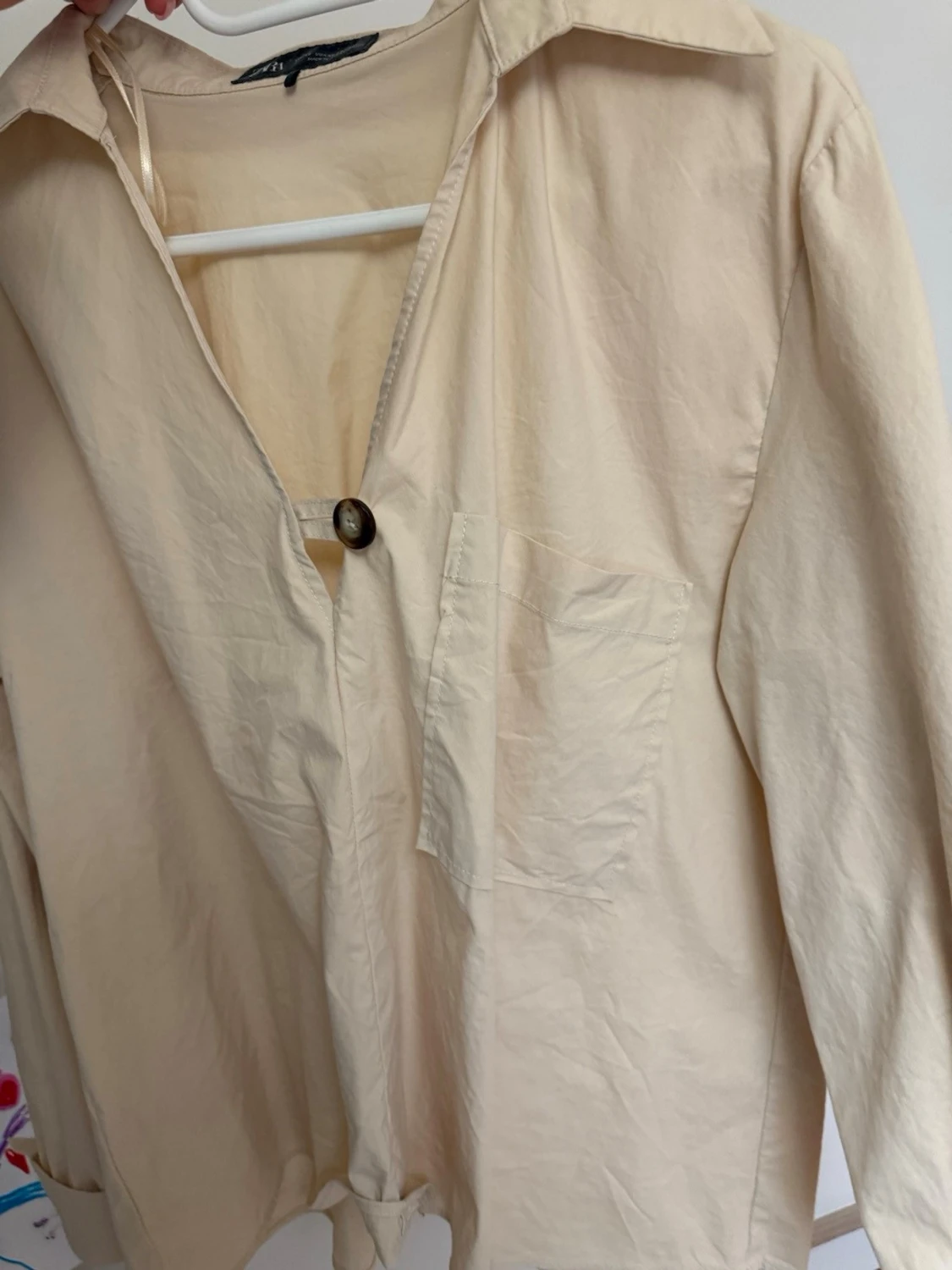 Beige skjorta från Zara Woman - 1