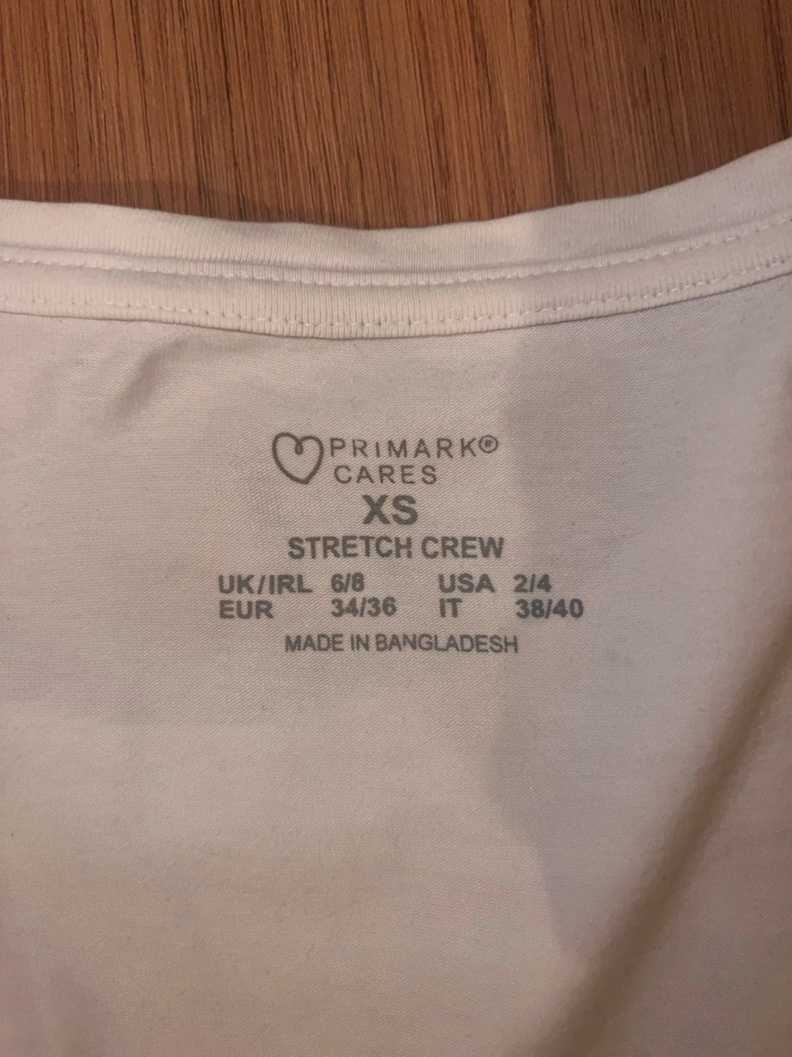 Vit långärmad topp från Primark