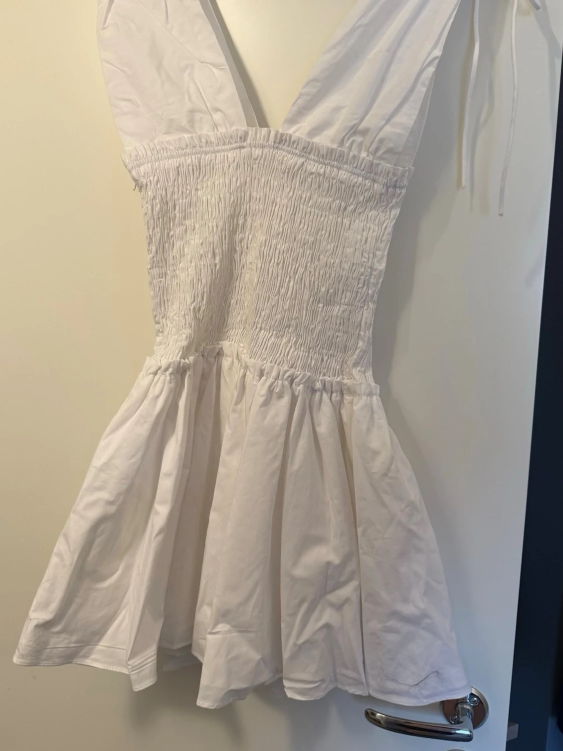 Vit kort sommarklänning från Zara - 1