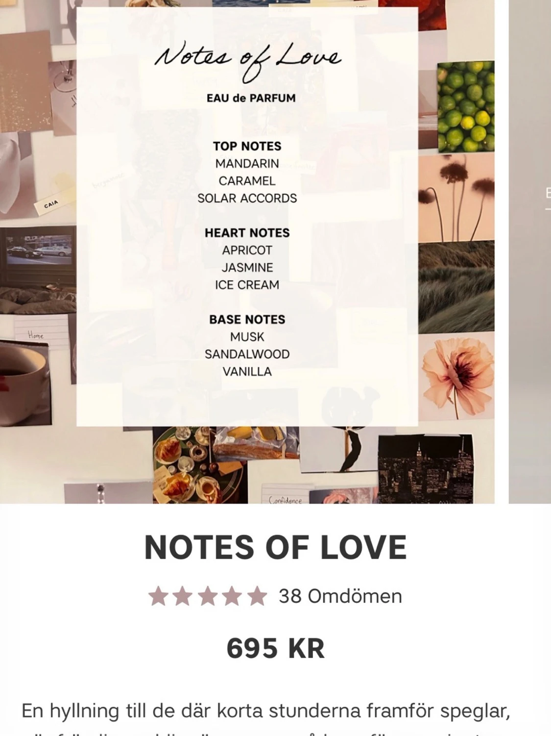 CAIA Notes of Love parfym - 2