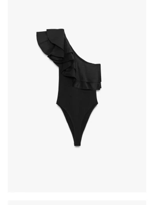 One shoulder body med volang Zara - Oanvän