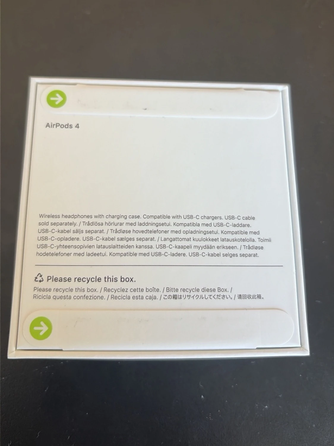 Apple AirPods 4 trådlösa hörlurar - 1