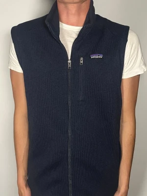 Patagonia fleece väst - Säljer en riktigt snygg och trendig Patagonia fleece väst i fint skick, storlek L, har en logga på ryggen, vid frågor är det bara att skriva //Gramenti