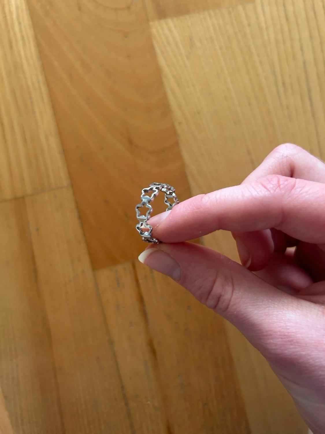 Söt silverring med stjärnor - 2