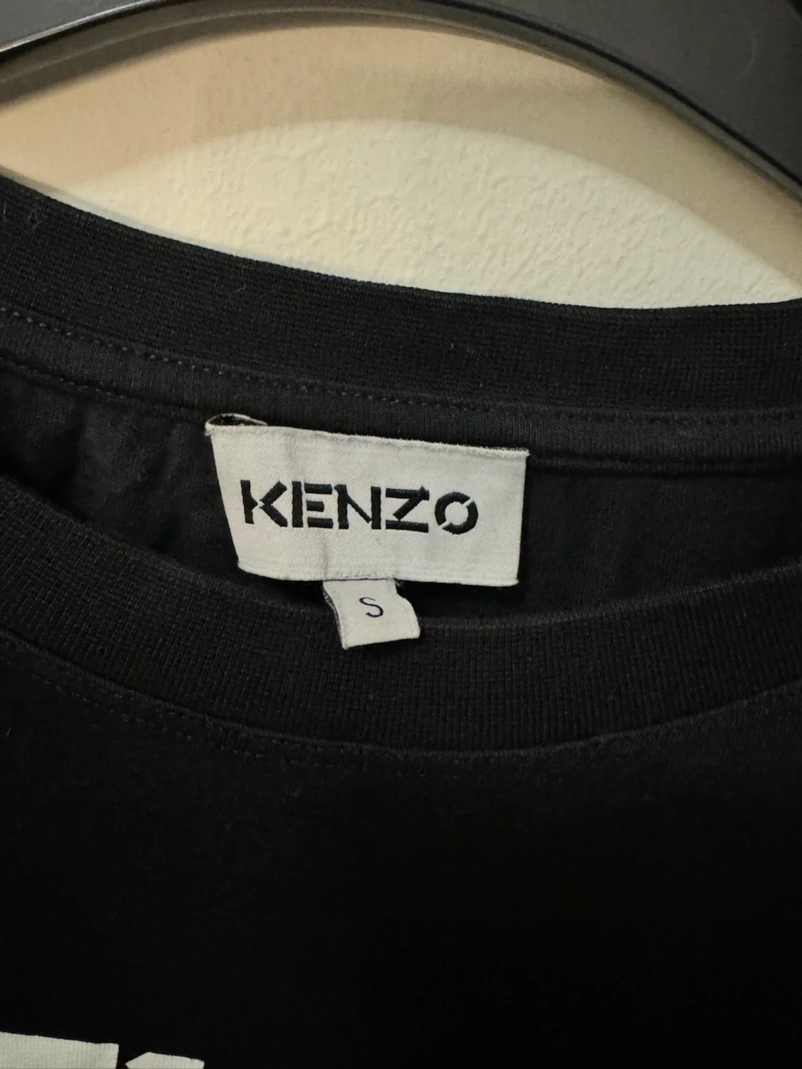Svart Kenzo t-shirt med logga - 1
