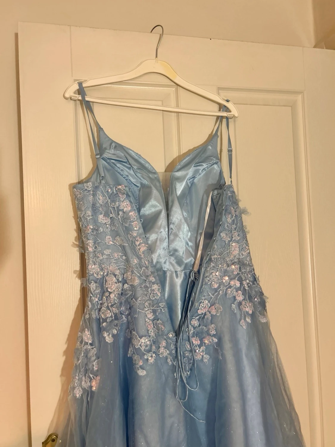 Ljusblå balklänning - 4