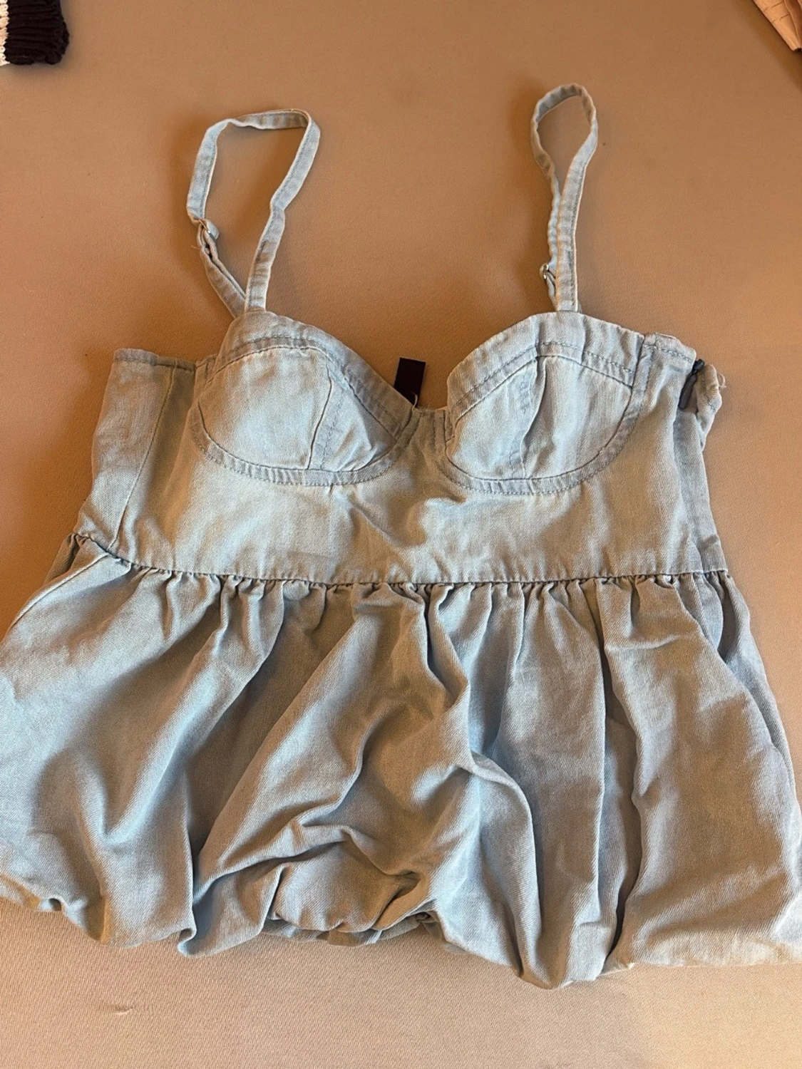 Ljusblå jeans topp från H&M Divided - 3