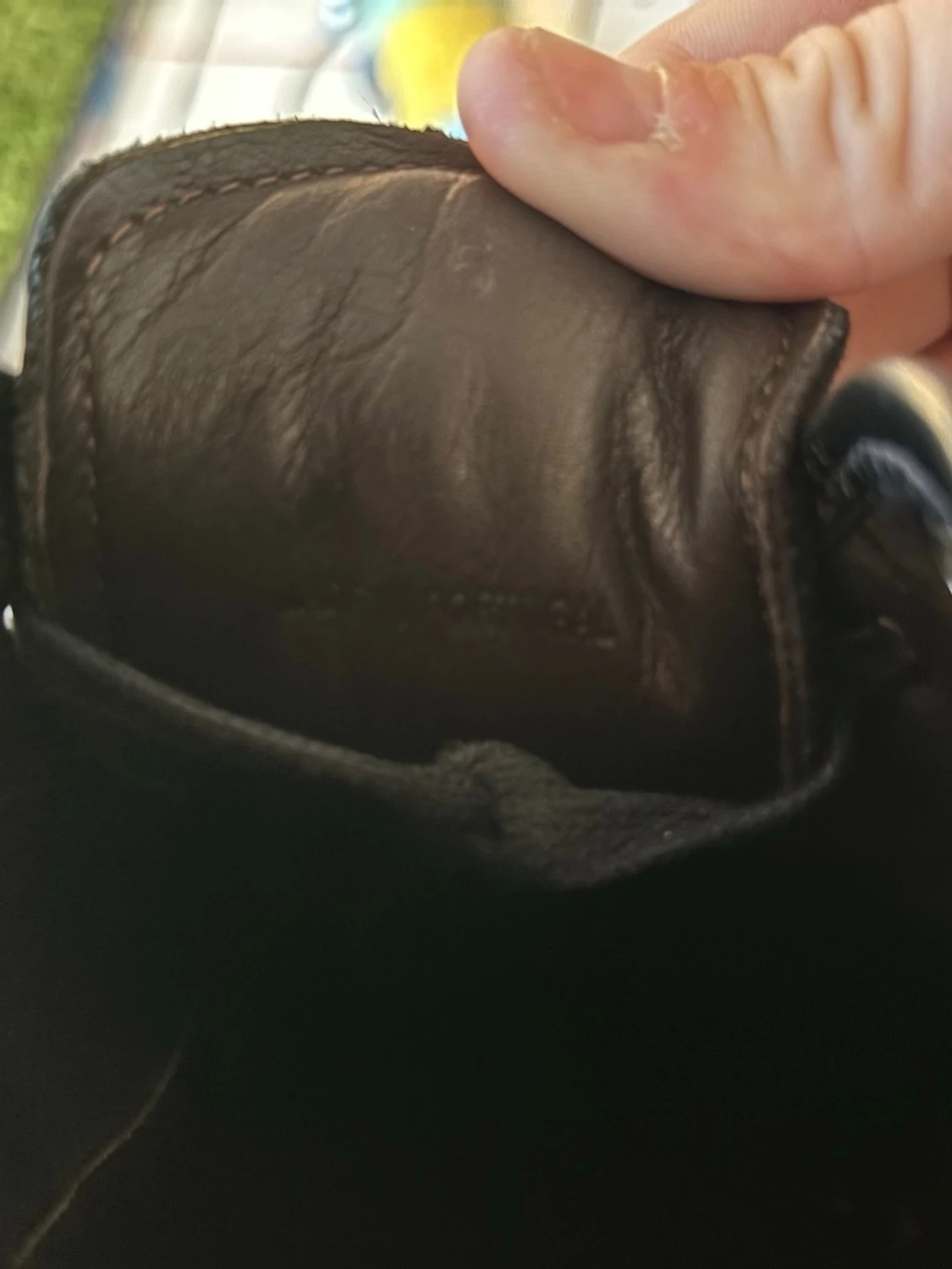 Svarta lanvins Cap Toes - 6