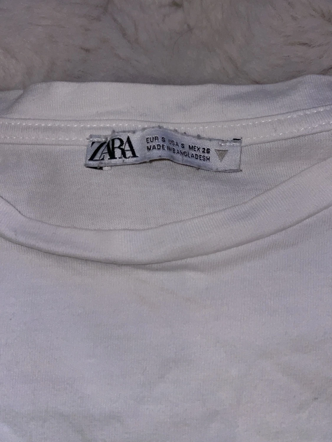 Vit volangtopp från Zara - 1