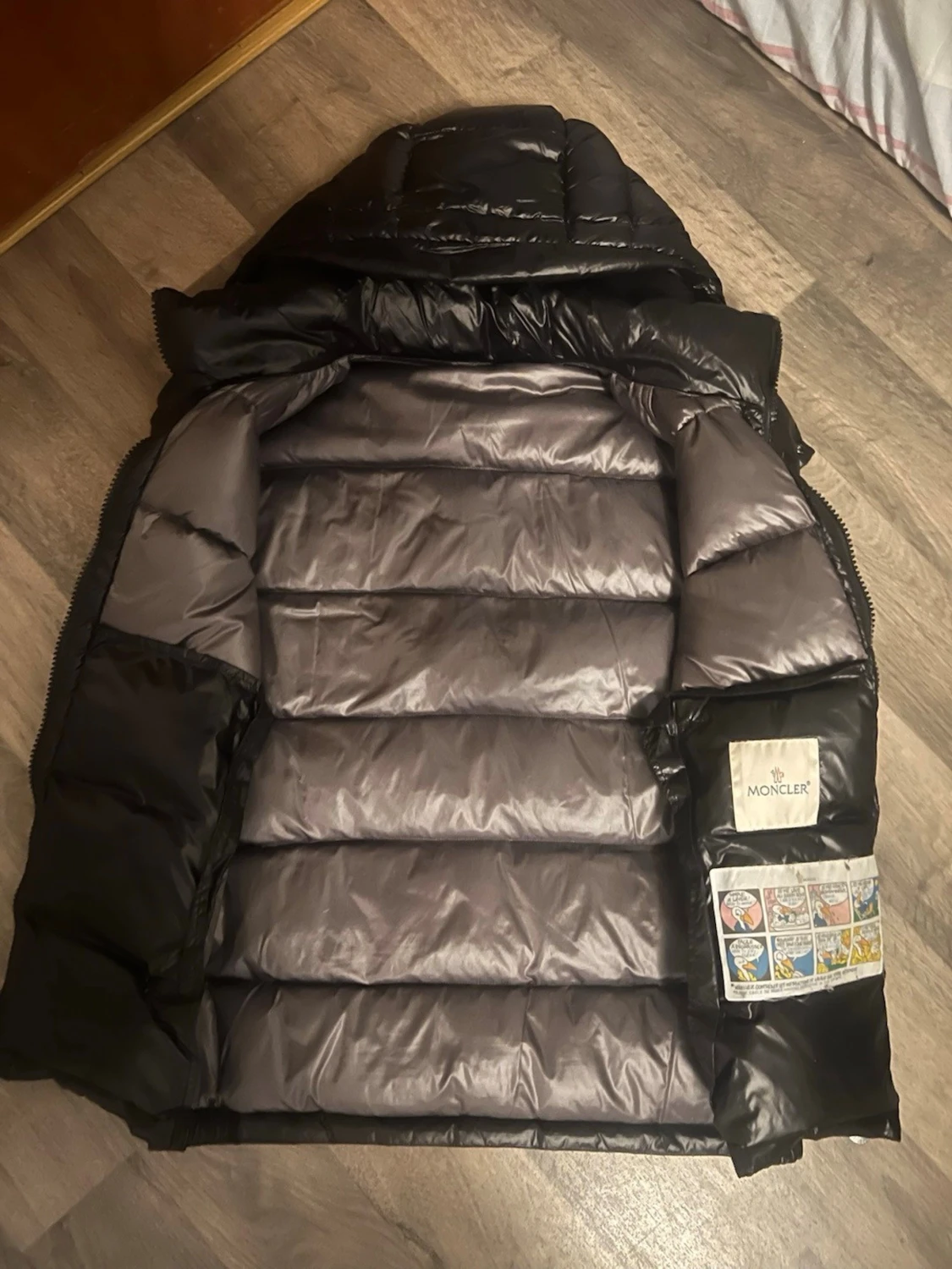 Moncler vest bormes,svart  - 2