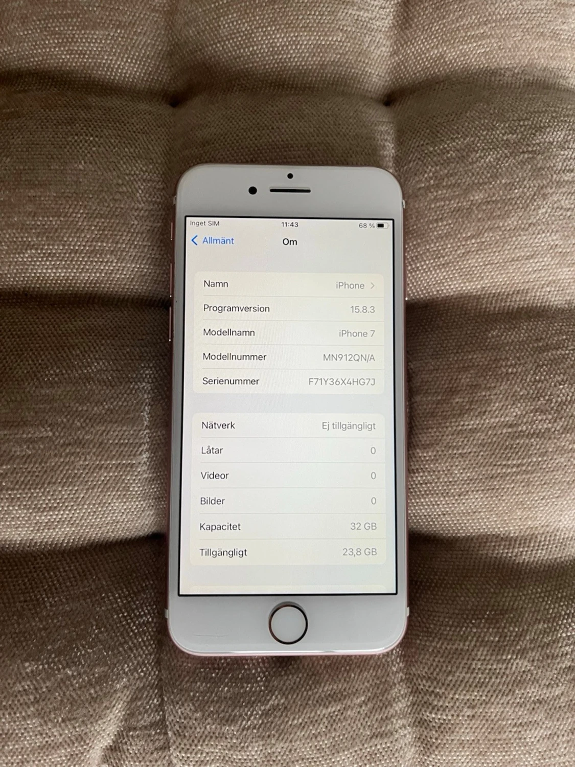 iPhone 7 - 32 GB - Olåst - ICloud Fri - 3