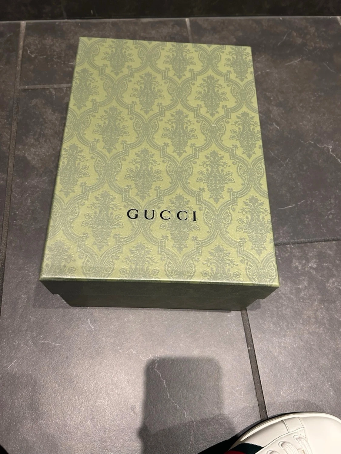 Gucci Ace vita sneakers med bi - 3