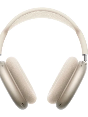 Apple AirPods Max  - Snygga over-ear hörlurar från Apple i färgen starlight. De har en stilren design med mesh-båge och öronkuddar i mjukt tygmaterial. Perfekta för dig som vill ha grymt ljud och modern look. Levereras med smart skyddsfodral. Helt ny endast testad. Kan diskutera pris 