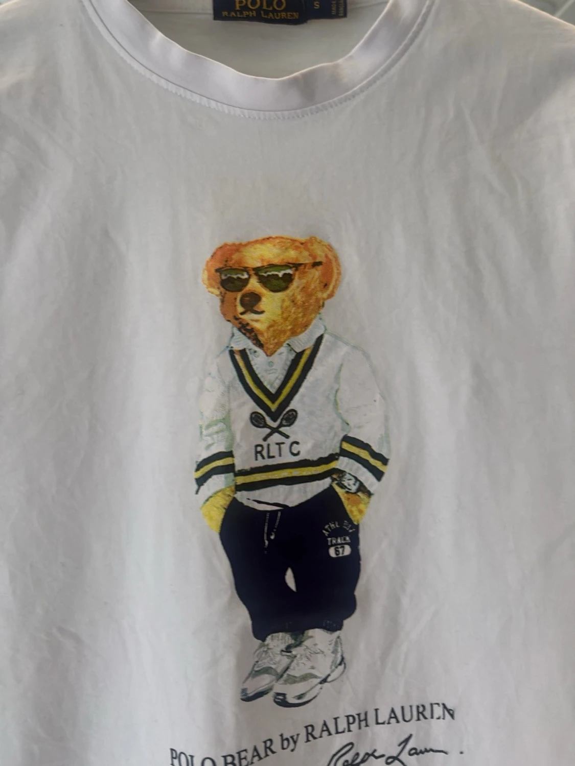 Vit Polo Bear t-shirt från Ralph Lauren - 1