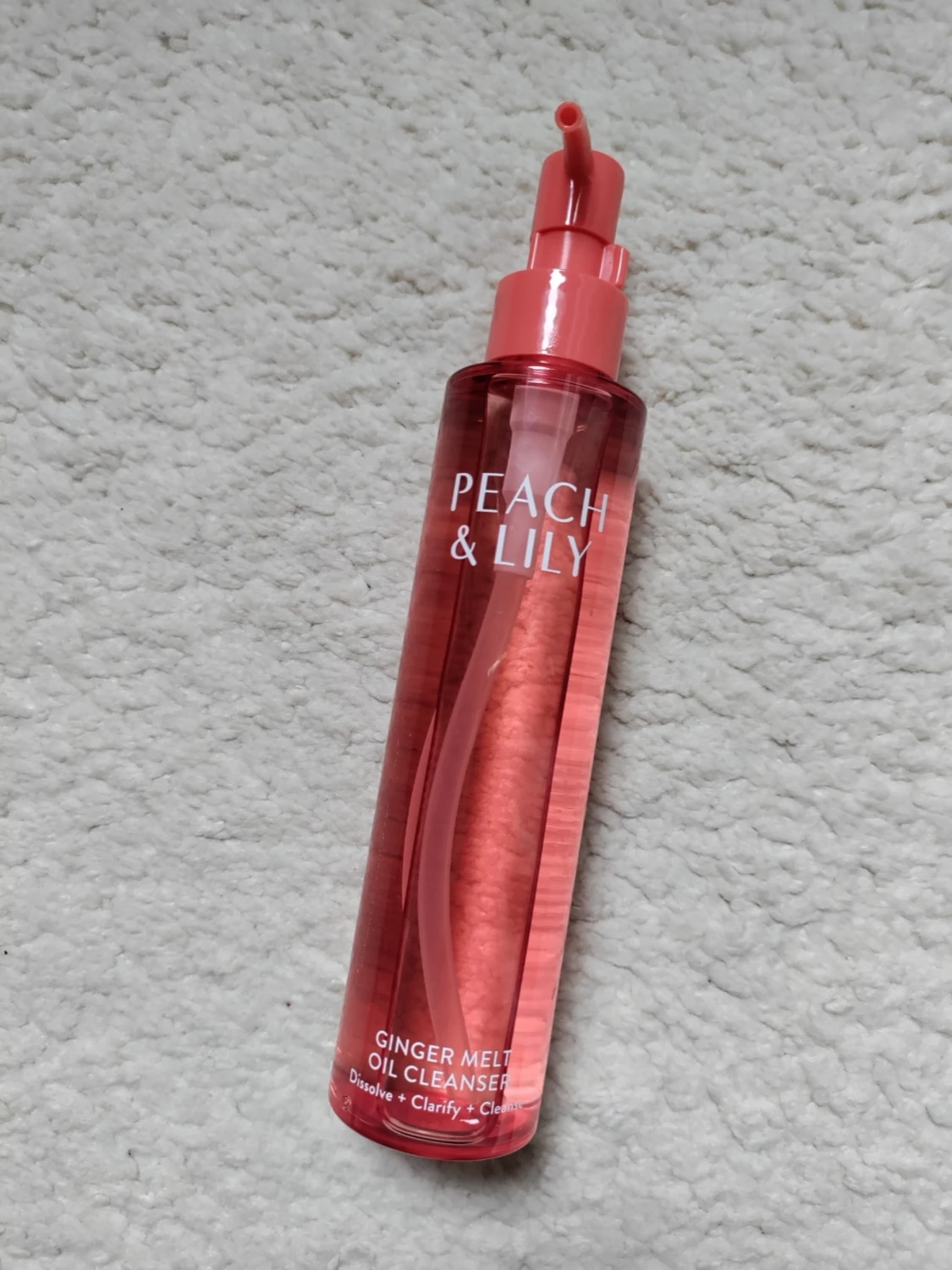 Peach & Lily toner i rosa flaska