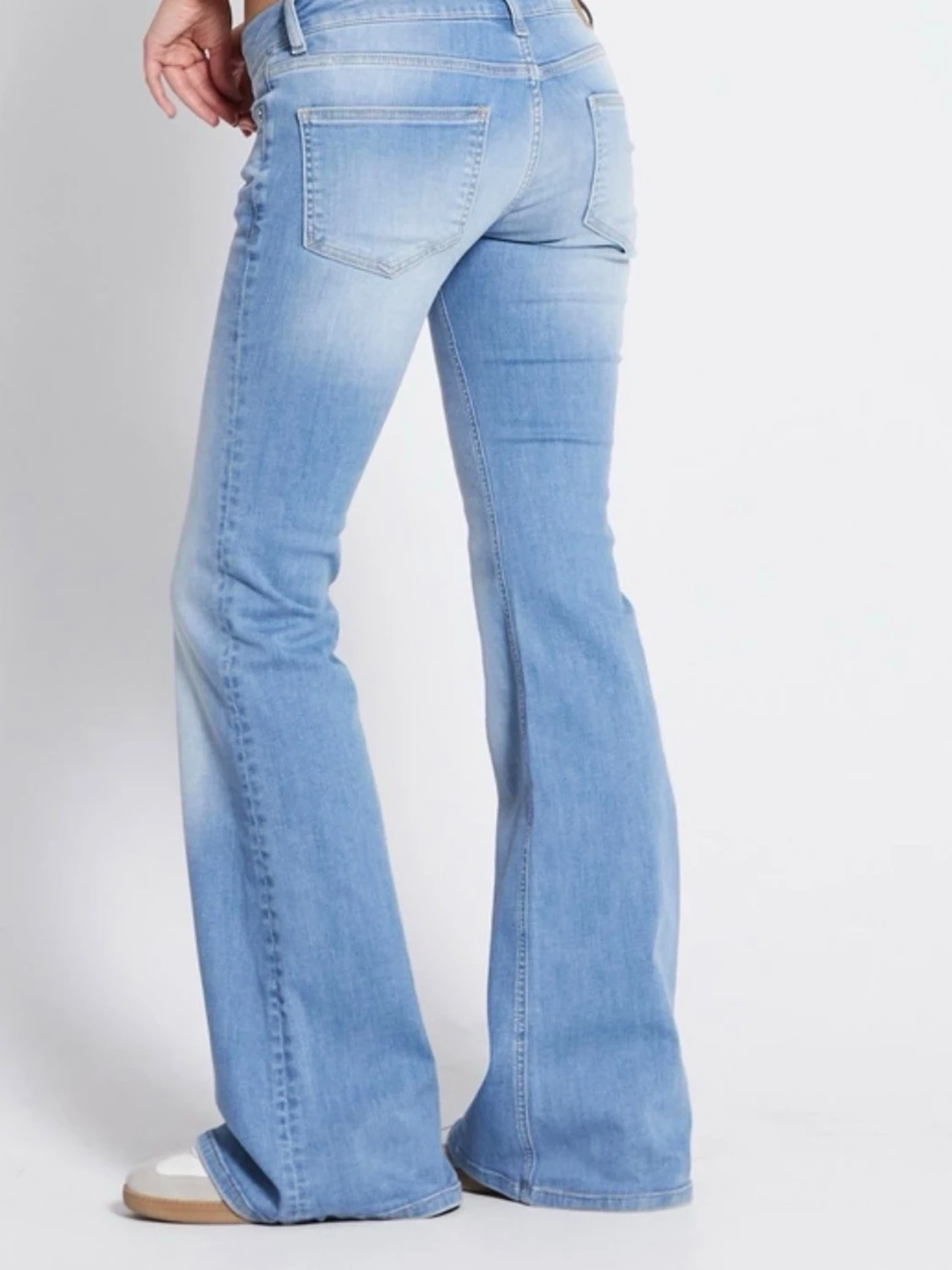 Ljusblå  jeans Blaze jeans från lager  - 1