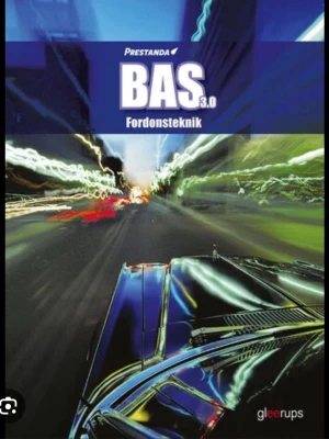 fordonsteknik BAS 3.0 - inga defekter, inga anteckningar i boken.