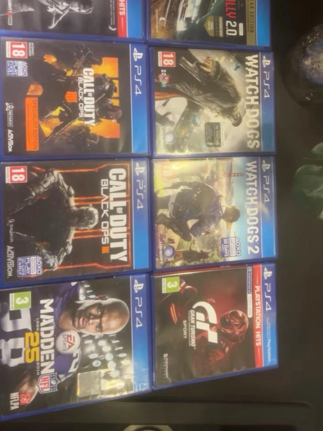 PS4 spelpaket med action och sport