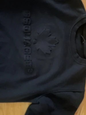 Svart sweatshirt från Dsquared2 - Svart black on black tröja från Dsquared2. Tröjan är helt perfekt inga skador eller så.