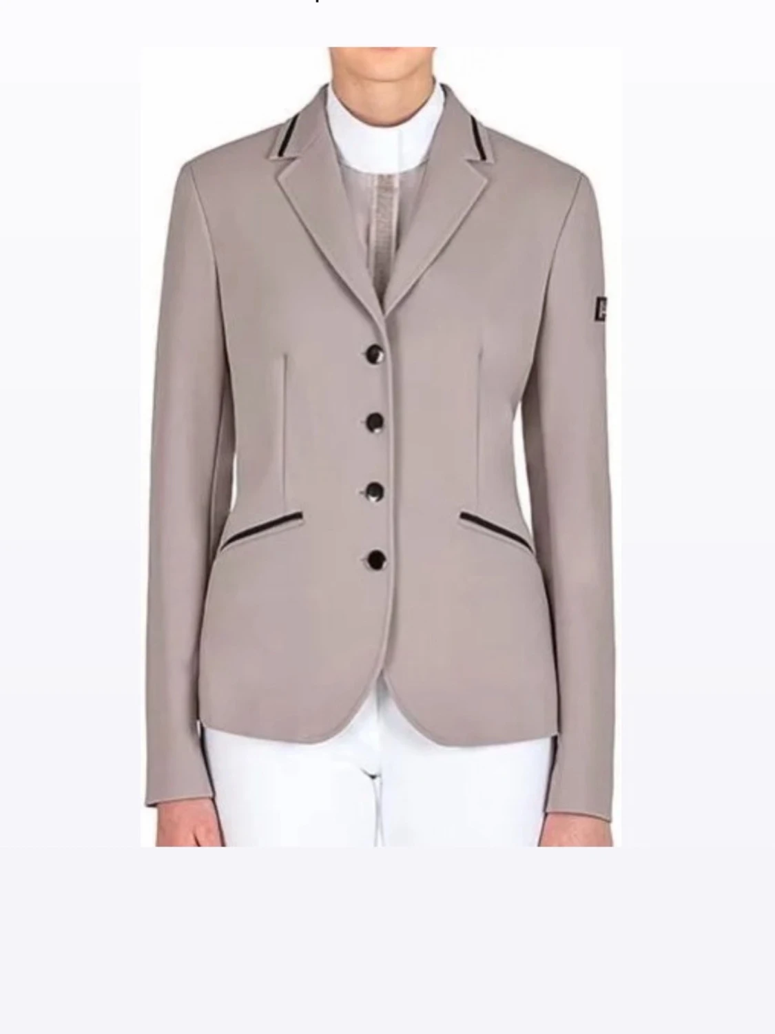 Beige equline kavaj