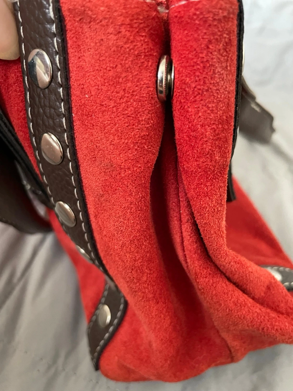 Tods röd vintage väska  - 5