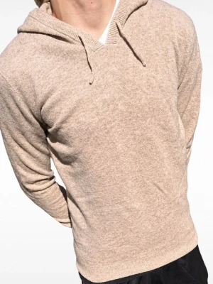 100% Merinoull Hoodie - Hej! Säljer en mycket fin beige stickad hoodie i 100% Högkvalitets Merinoull. Bra passform och oerhört skönt material. 10/10 skick, helt ny. Pris ej hugget i sten!