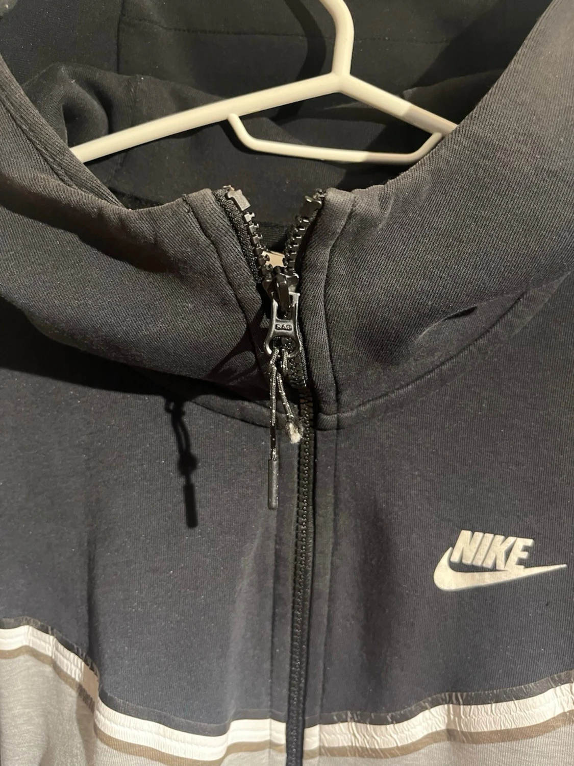 Nike hoodie med dragkedja och huva - 3